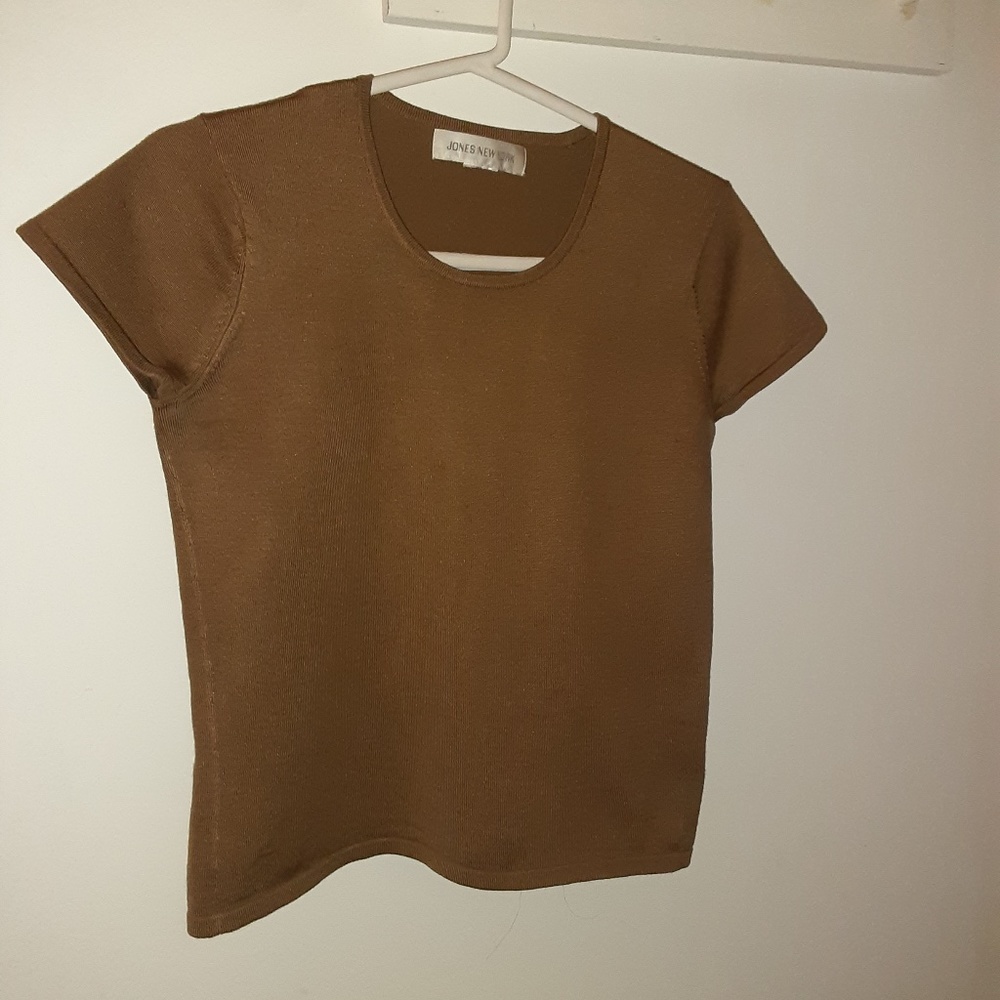 Jones New York Top Caramel Size 8